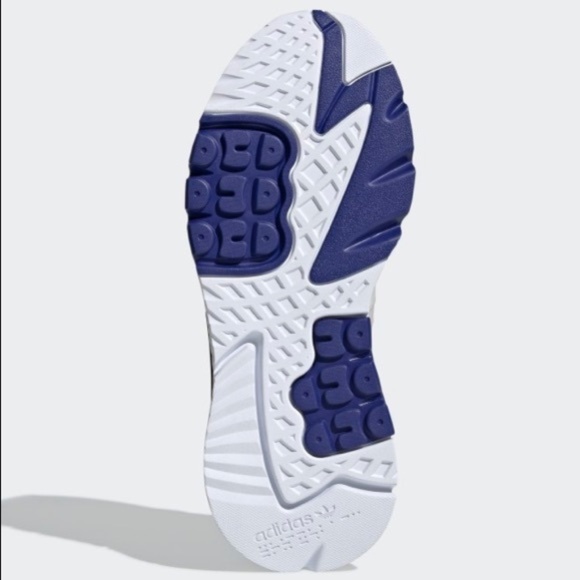 Adidas Nite Jogger in Raw White/Grey/Active Blue NWT main image 9